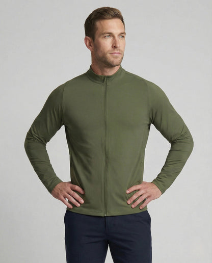Herren Laufjacke Figurbetont Mit Stretch - Norvielle