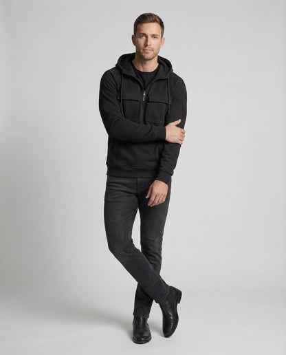 Herren Kapuzenpullover Halbzip Utility - Norvielle