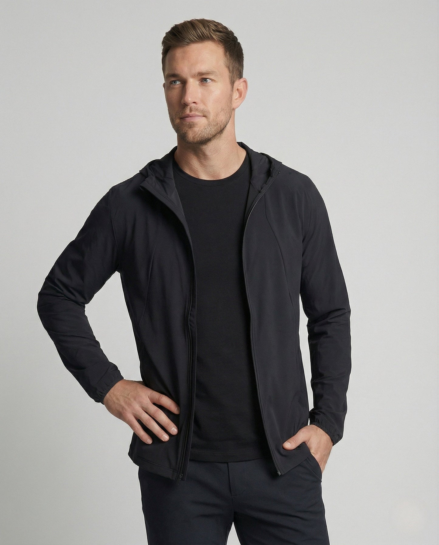 Herren Trainingsjacke Wasserabweisend Kapuze - Norvielle