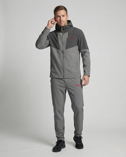 Herren Softshell Trainingsanzug Kapuze - Norvielle