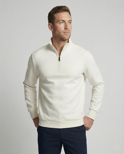 Herren Sweatshirt Stehkragen Reißverschluss - Norvielle