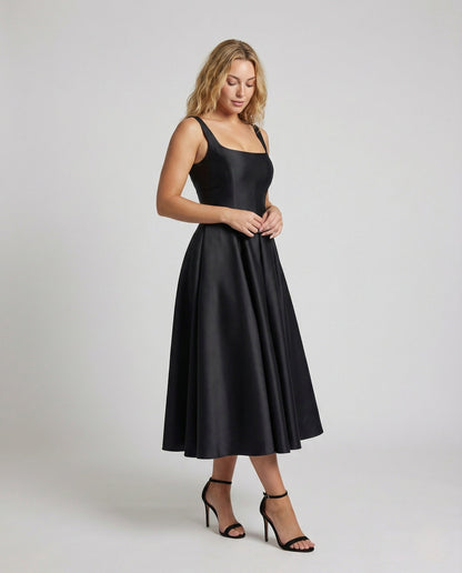 Damen Abendkleid Korsage Midirock - Norvielle
