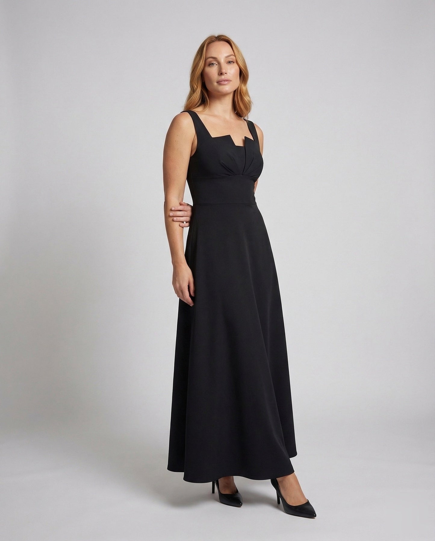 Damen Abendrobe Lang Puffärmel - Norvielle
