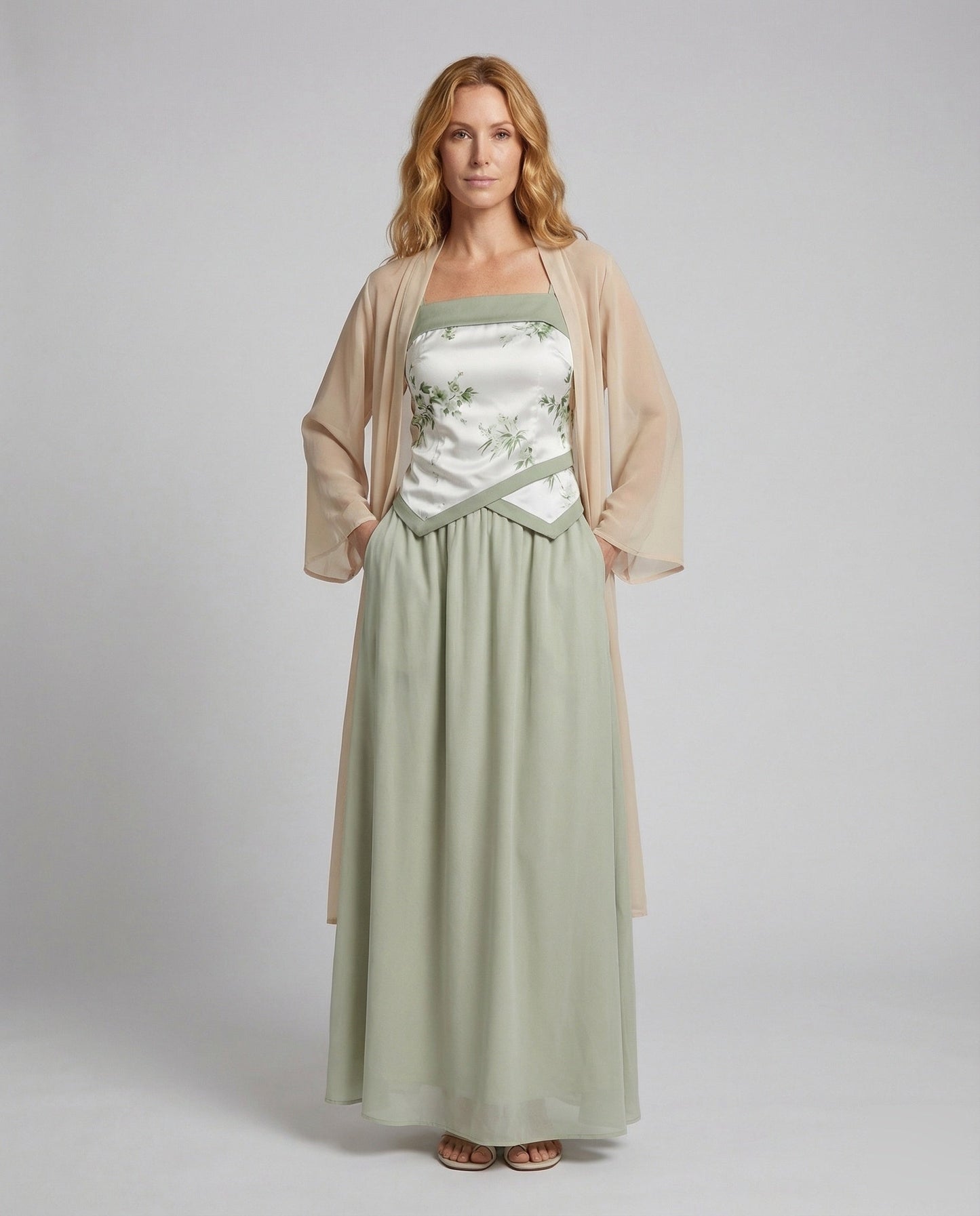 Damen Kimono-Cardigan Chiffon Leicht - Norvielle