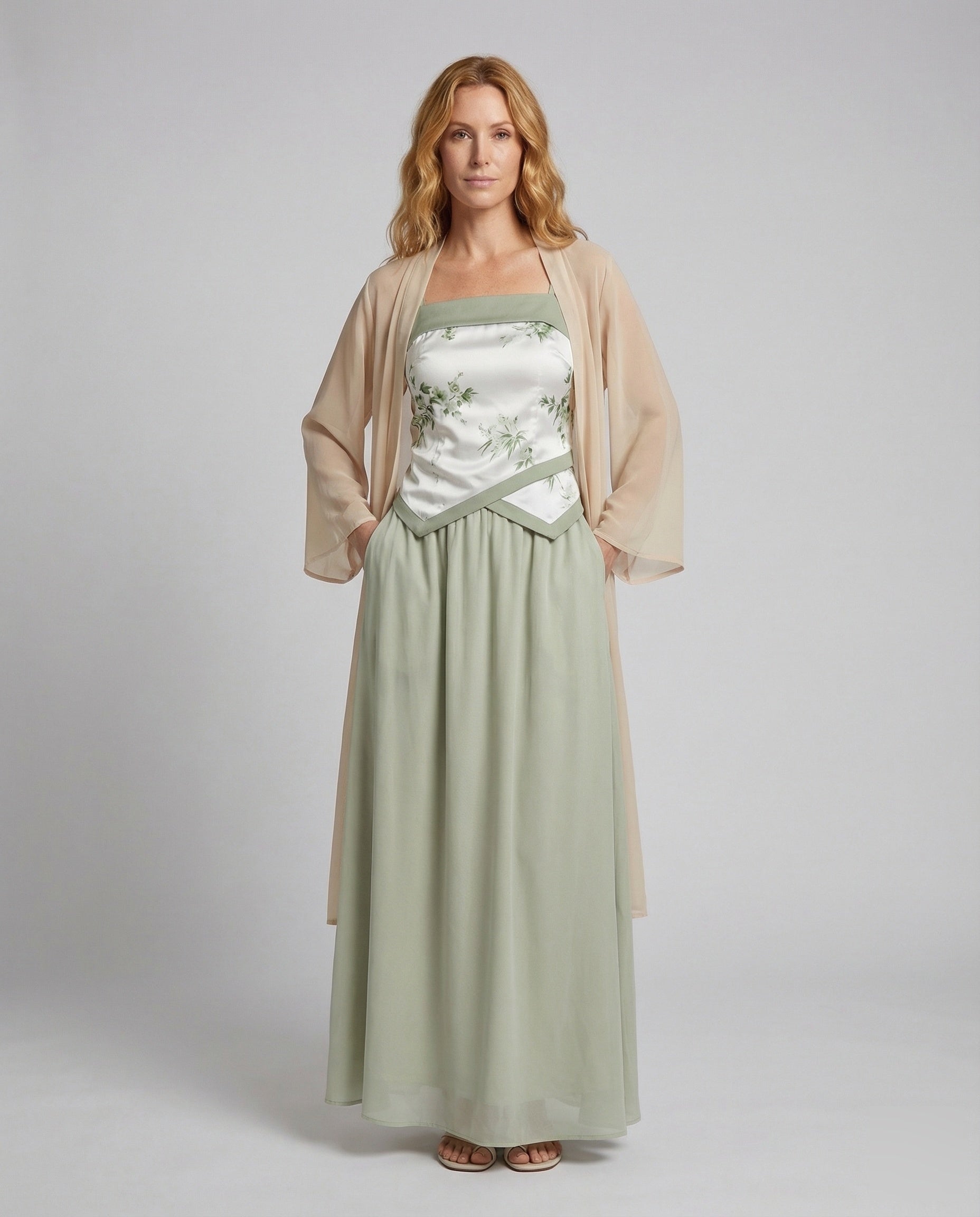 Damen Kimono-Cardigan Chiffon Leicht - Norvielle