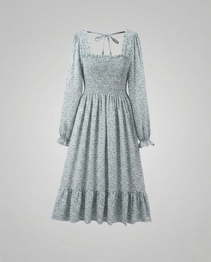 Damen Smoko Midikleid - Norvielle