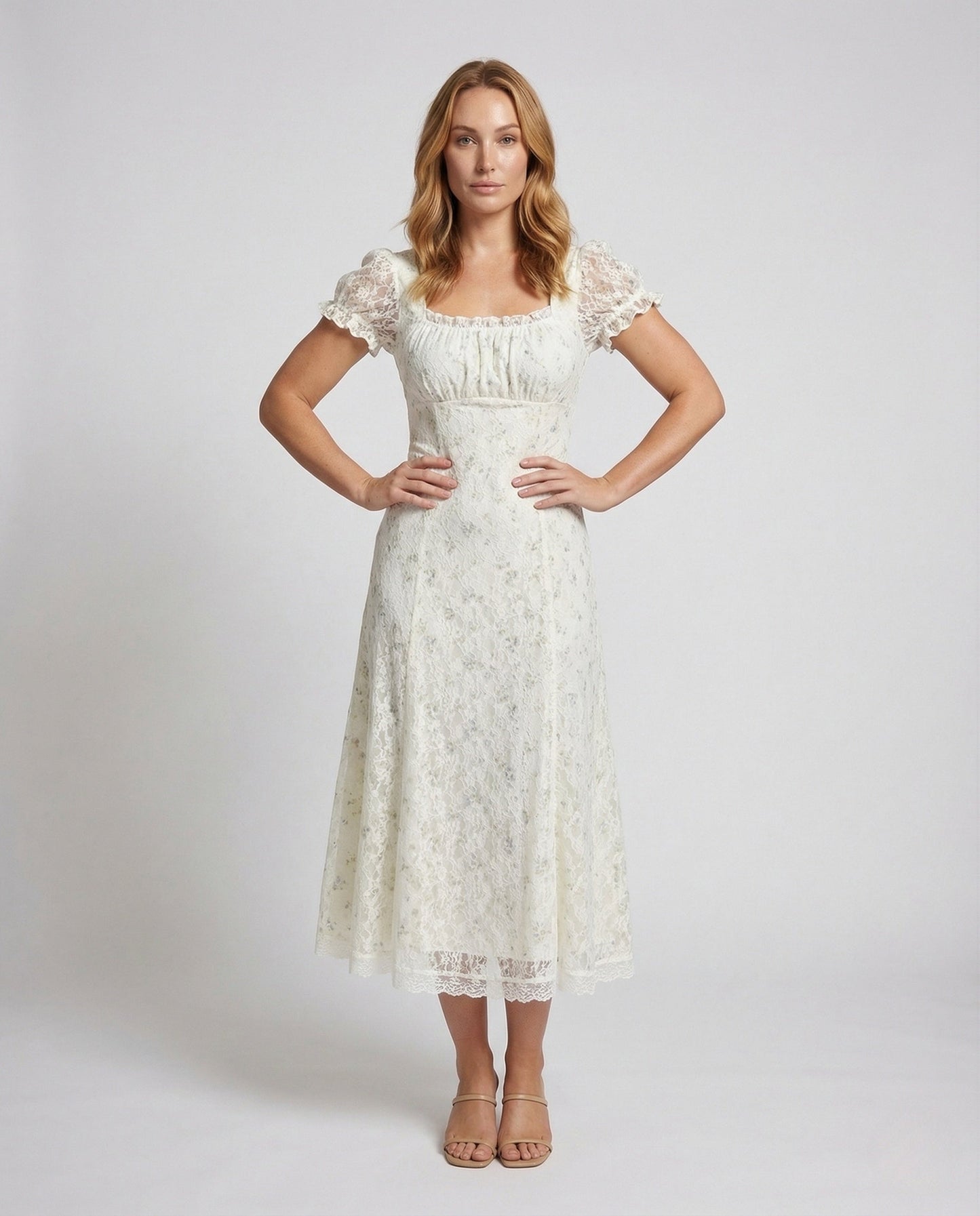 Damen Korsettkleid A-Linie Spitze - Norvielle