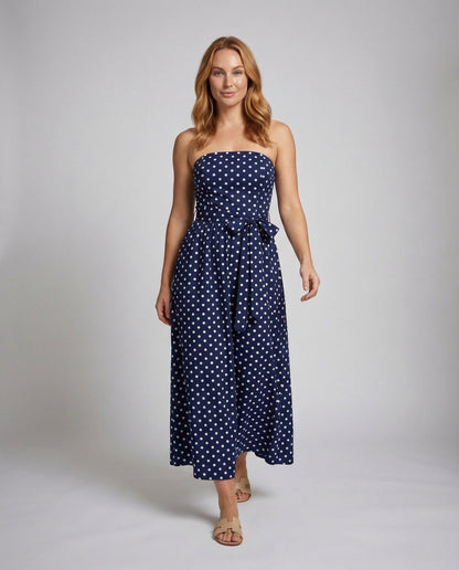 Damen Trägerloses Maxikleid Korsage - Norvielle