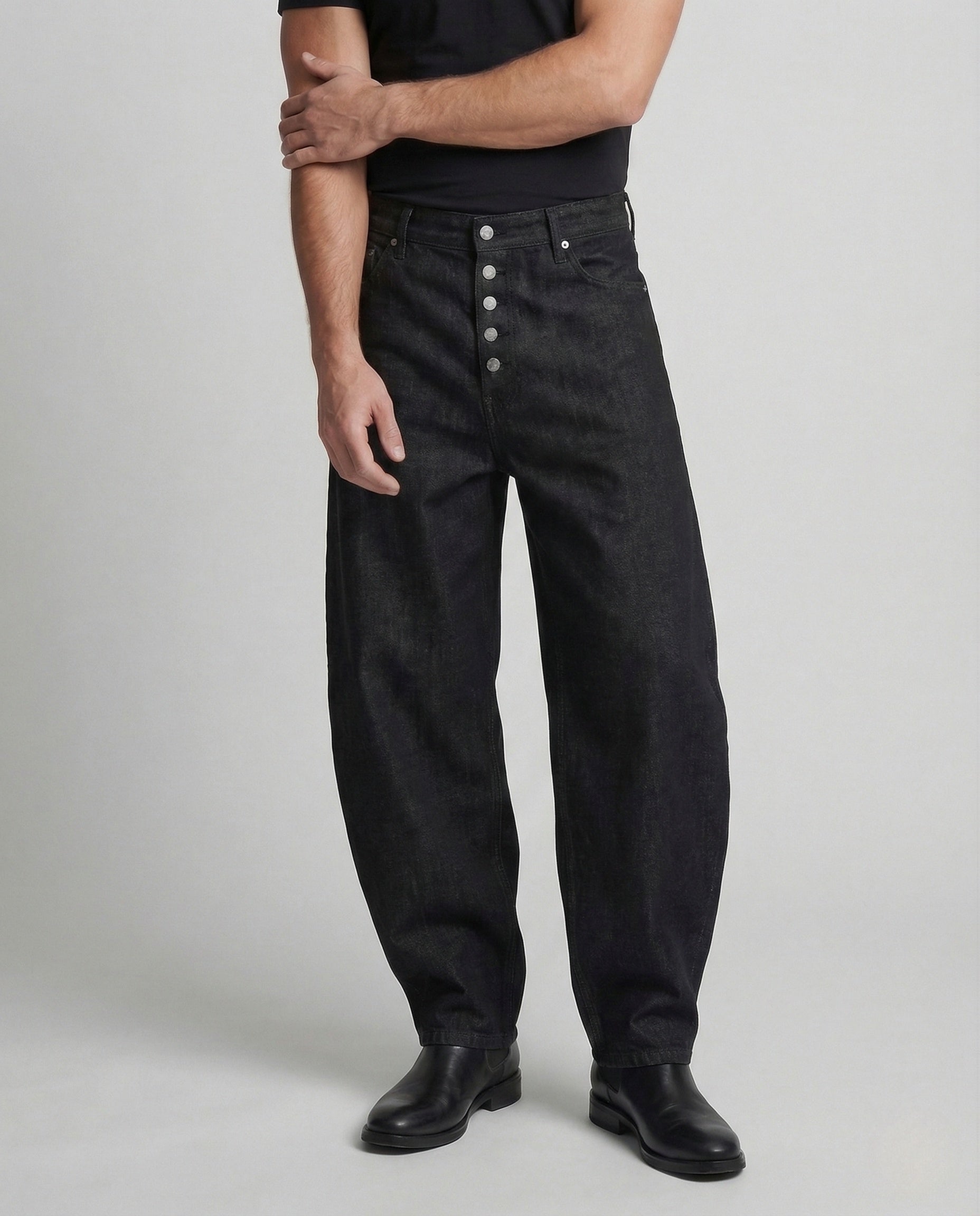 Damen Palazzo-Hose Knopfleiste - Norvielle