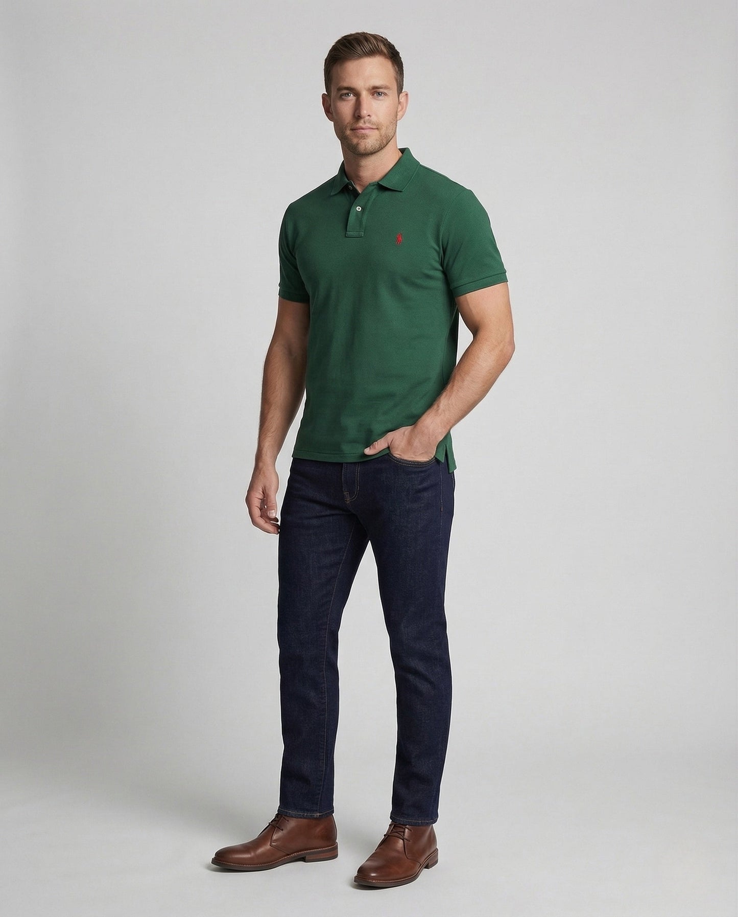 Herren Poloshirt Piqué Kurzarm - Norvielle