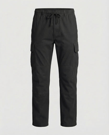 Herren Cargo Hose Locker Tunnelzug Bequem Grün