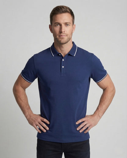 Herren Poloshirt Sportlich Stretch Elegant - Norvielle
