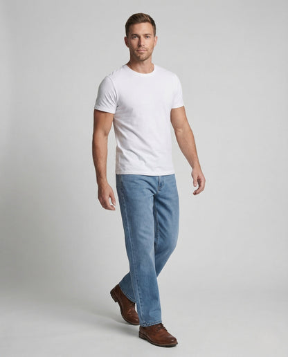 Damen Baggy Jeans Weite Bein Tiefer Schritt - Norvielle
