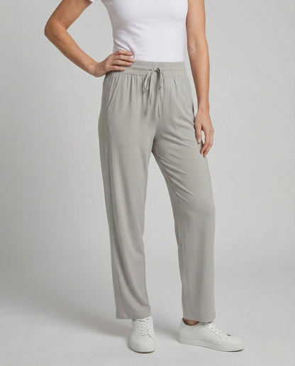 Damen Freizeithose Gerade Elastisch Kordelzug - Norvielle