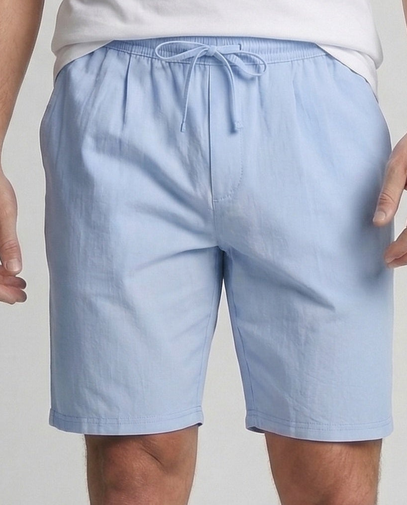 Herren Bermuda Shorts Leinen Elastisch