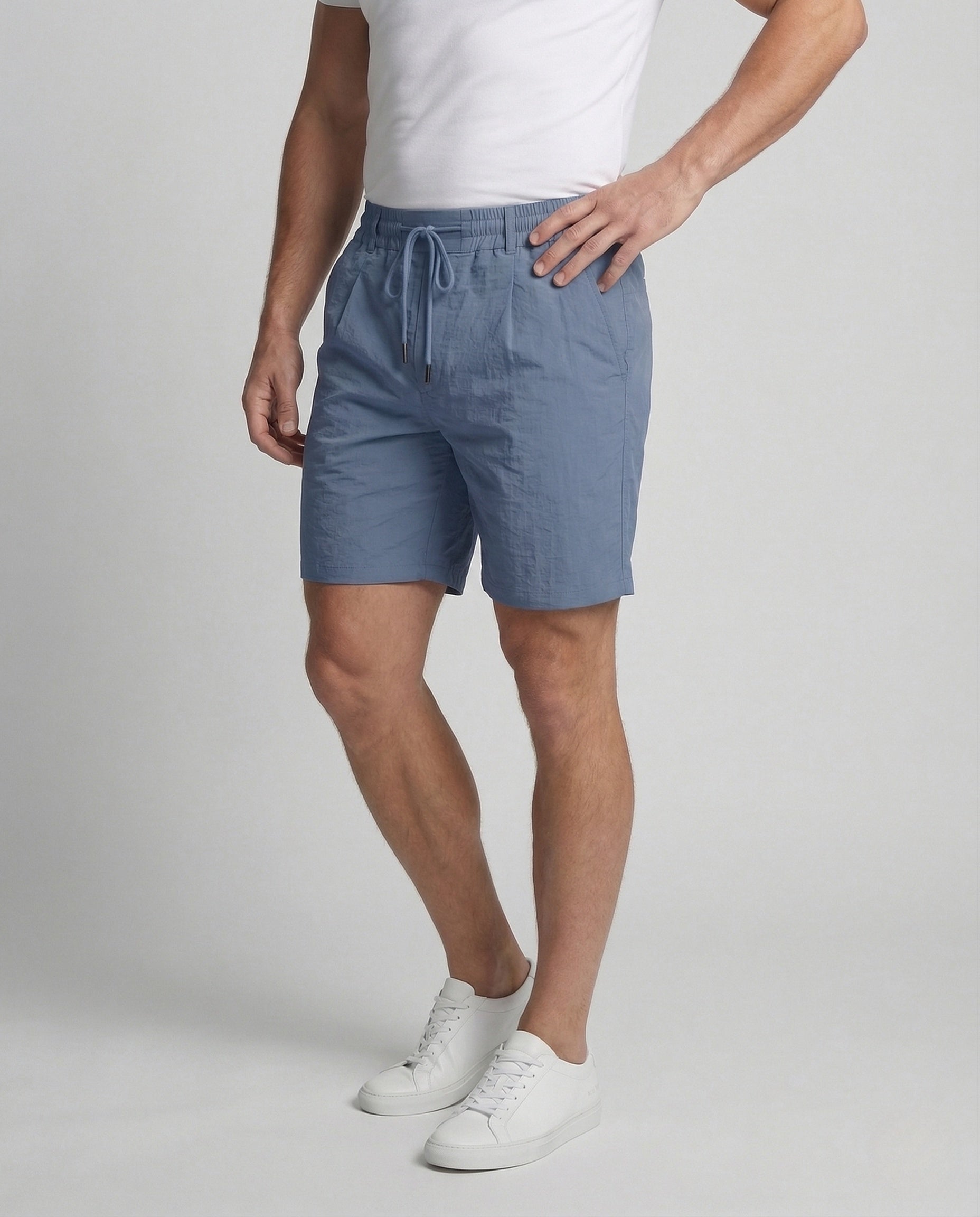 Herren Freizeitshorts Elastischer Bund Mit Tunnelzug - Norvielle