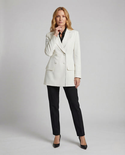 Damen Blazer Doppelknopf Revers - Norvielle