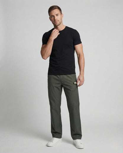 Herren Cargohose Gerade mit Utility-Tasche - Norvielle