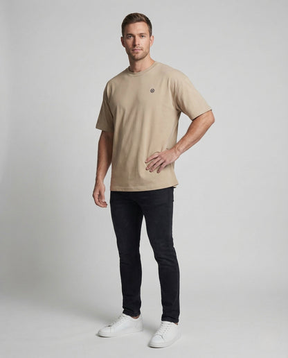 Herren T-Shirt Oversize Baumwollmix - Norvielle
