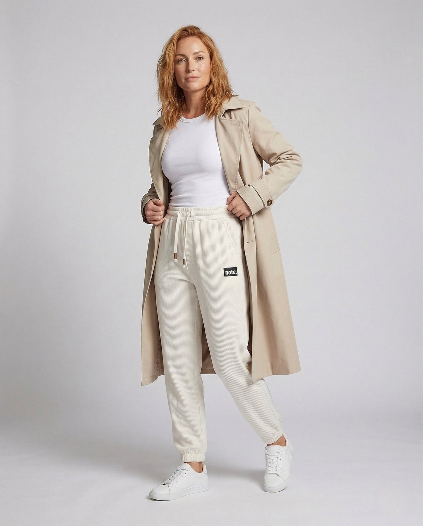 Damen Jogginghose mit Ripp und Tunnelzug - Norvielle