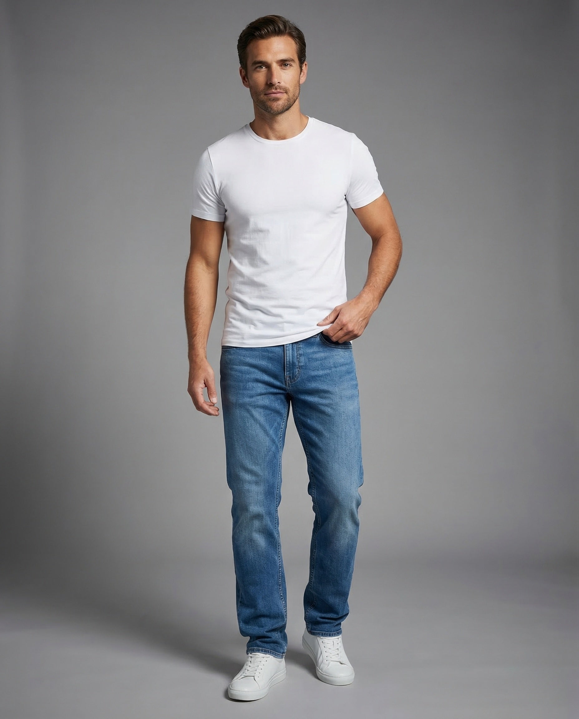 Herren Jeans Gerade Elastisch wurde zu: Herren Jeans Gerade Elastisch - Norvielle