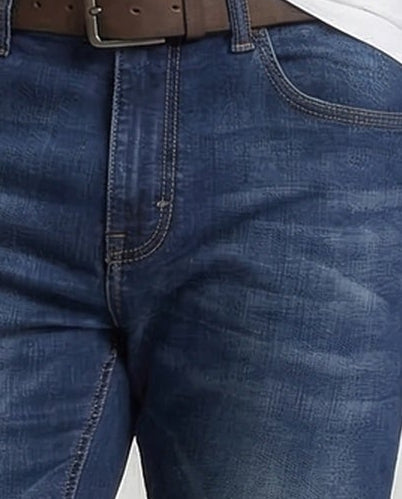 Herren Jeans 5-Taschen Verwaschtes