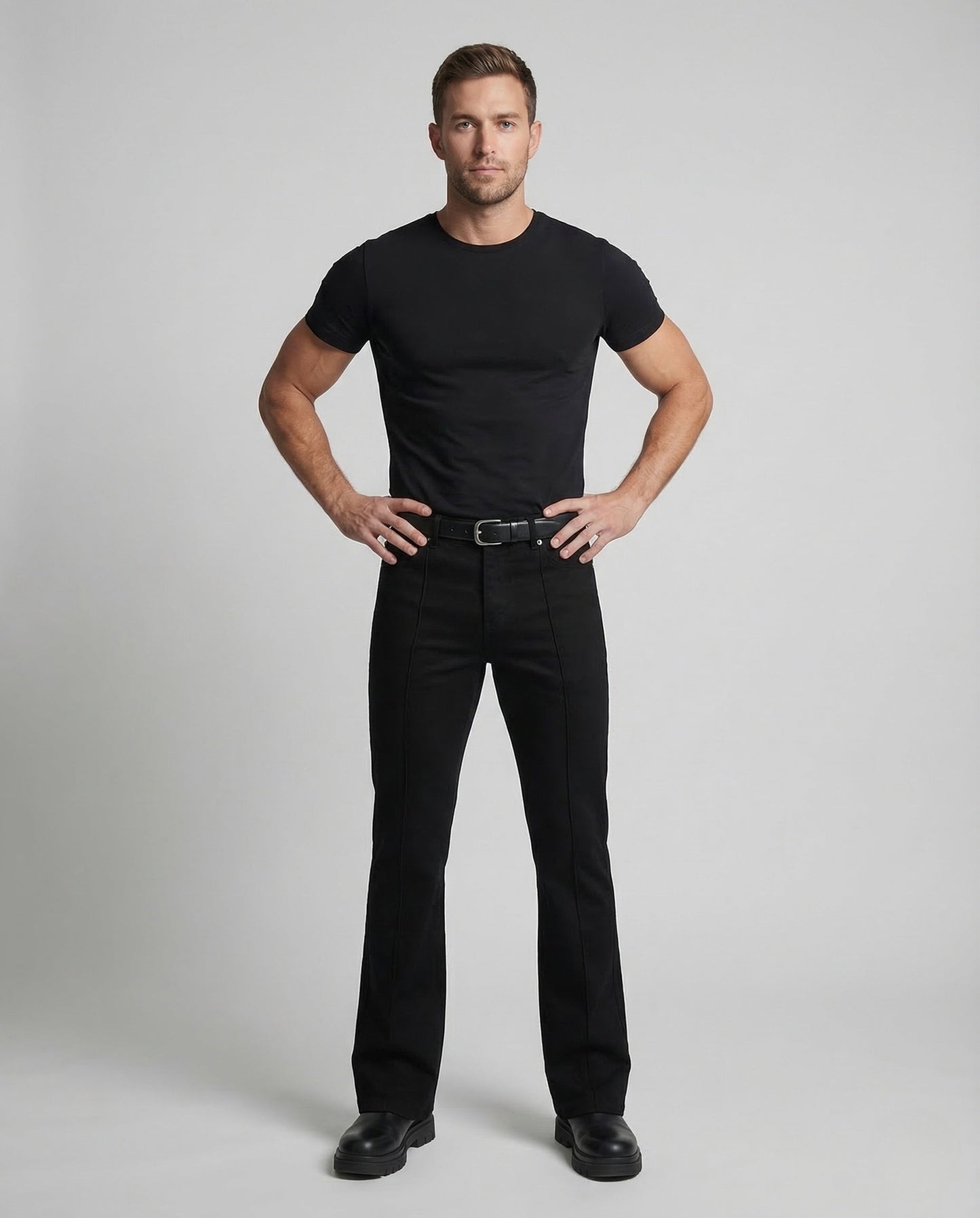 Herren Stretch Denim Schlaghose - Norvielle