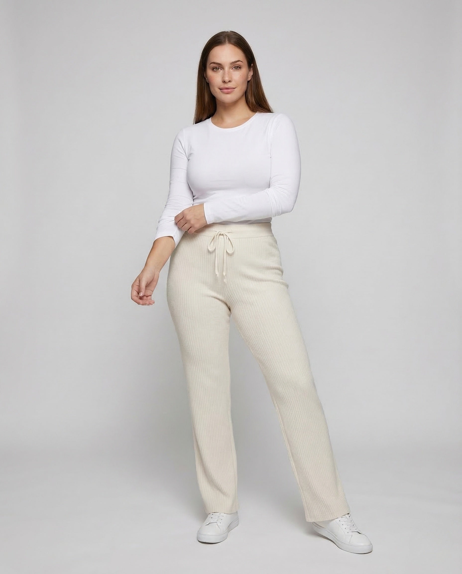 Damen High Waist Cordhose Thermofutter - Norvielle