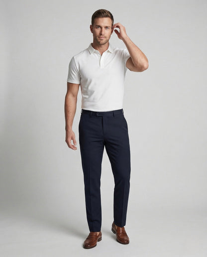 Herren Slim Poloshirt Mercerisiert - Norvielle