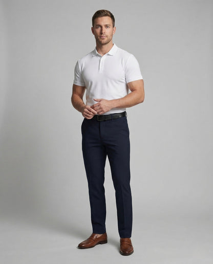 Herren Poloshirt Slim Fit Piqué - Norvielle