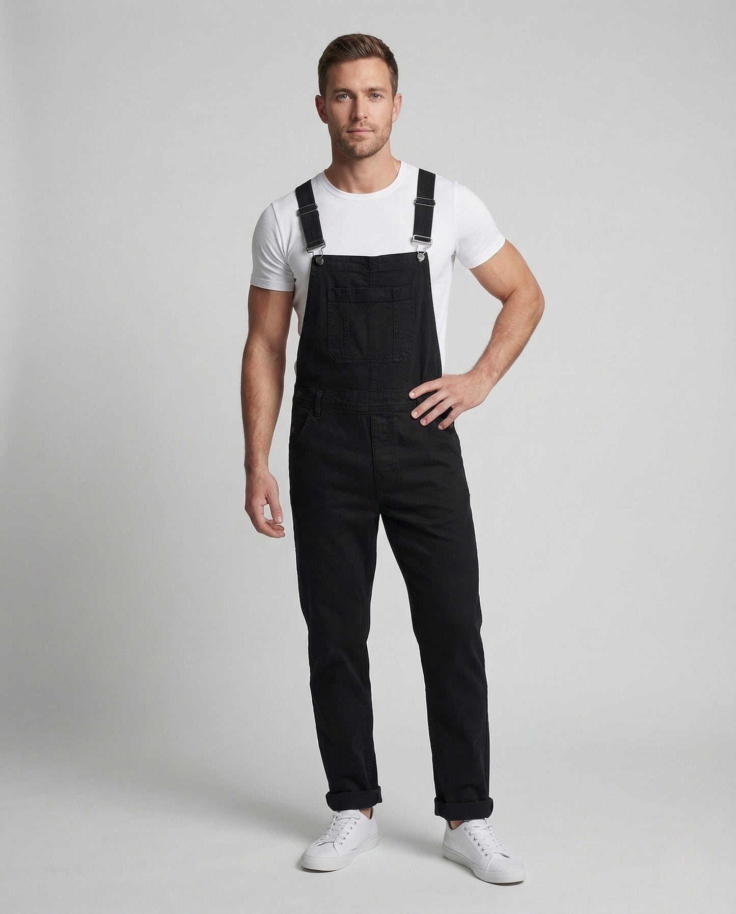 Herren Latzhose Jeans Verstellbar - Norvielle