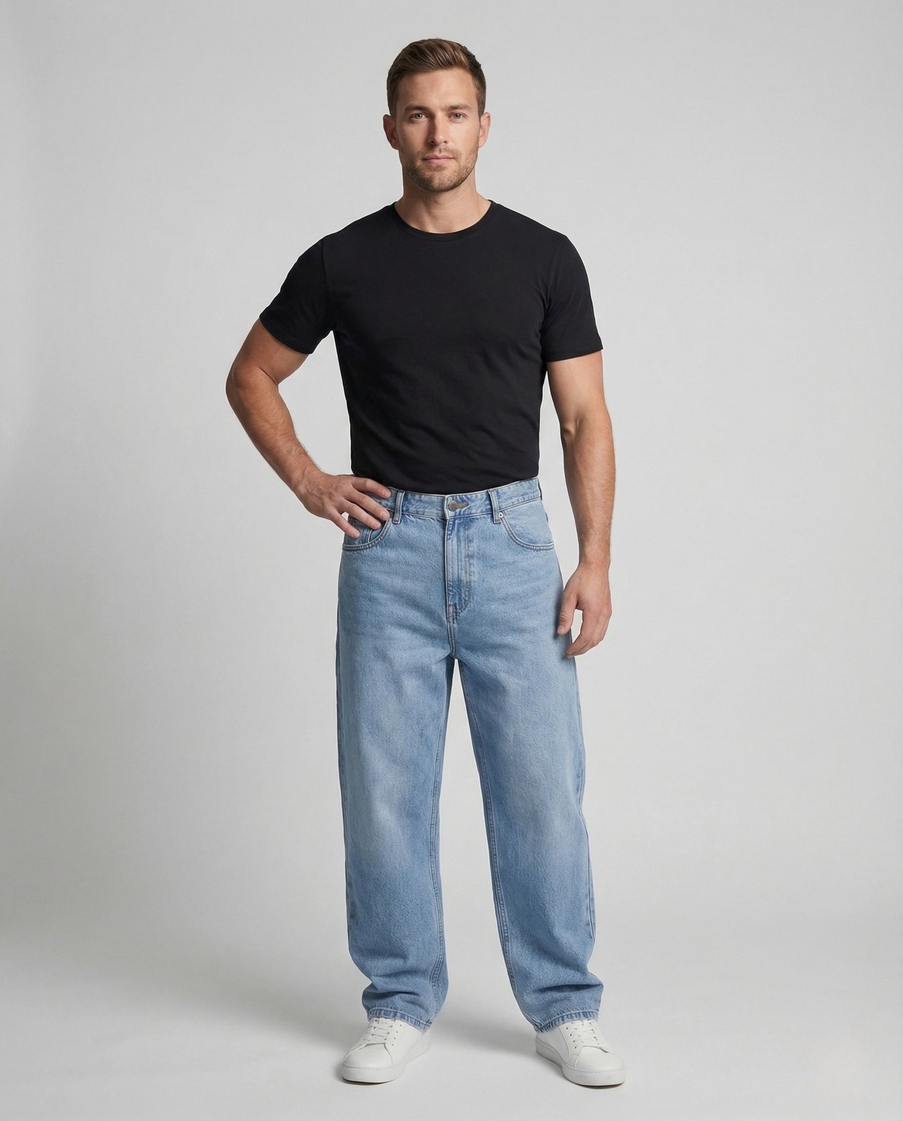 Herren Jeans Gerade Locker Fit - Norvielle