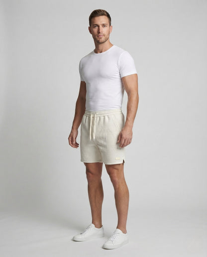 Herren Joggingshorts Elastikbund Struktur - Norvielle