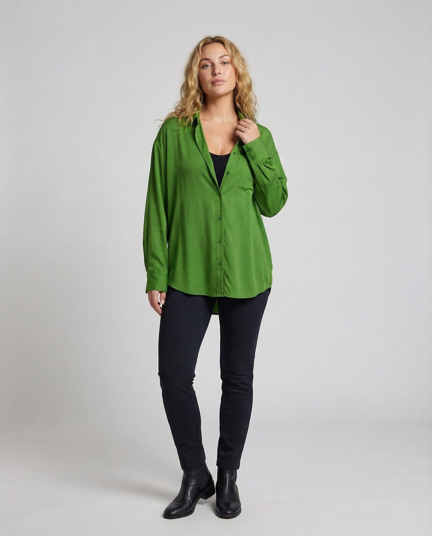 Damen Seidenbluse Weit - Norvielle