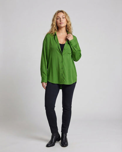 Damen Seidenbluse Weit - Norvielle