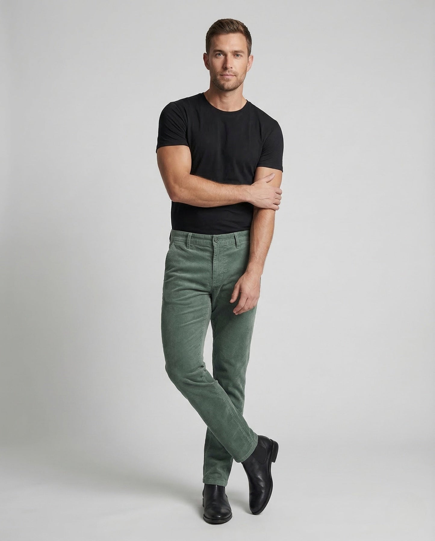 Herren Cordhose mit Thermo Fleece Innenfutter - Norvielle