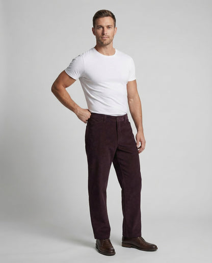 Herren Cordhose mit Beintasche - Norvielle