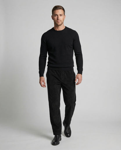Herren Cordhose Elastikbund Weit - Norvielle
