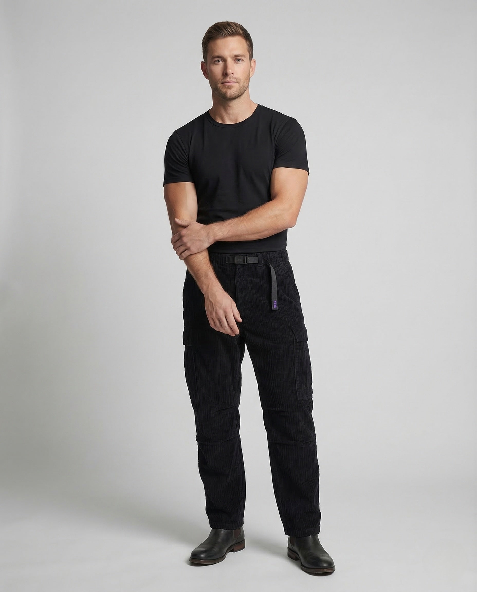 Unisex Cargohose Feincord Locker Mit Steckschließe - Norvielle
