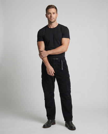 Unisex Cargohose Feincord Locker Mit Steckschließe - Norvielle