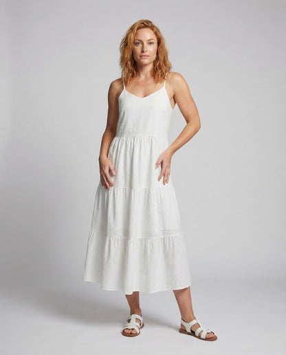 Damen Maxikleid Spaghettiträger Stufen wird zu:
Damen Maxikleid mit - Norvielle