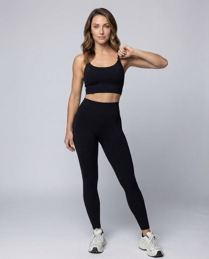 Damen Yoga Kompressionsleggings Set Sport Bustier - Norvielle