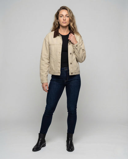 Damen Jeansjacke Kurz Cordkragen wird zu:
Damen Jeansjacke Kurz mit - Norvielle