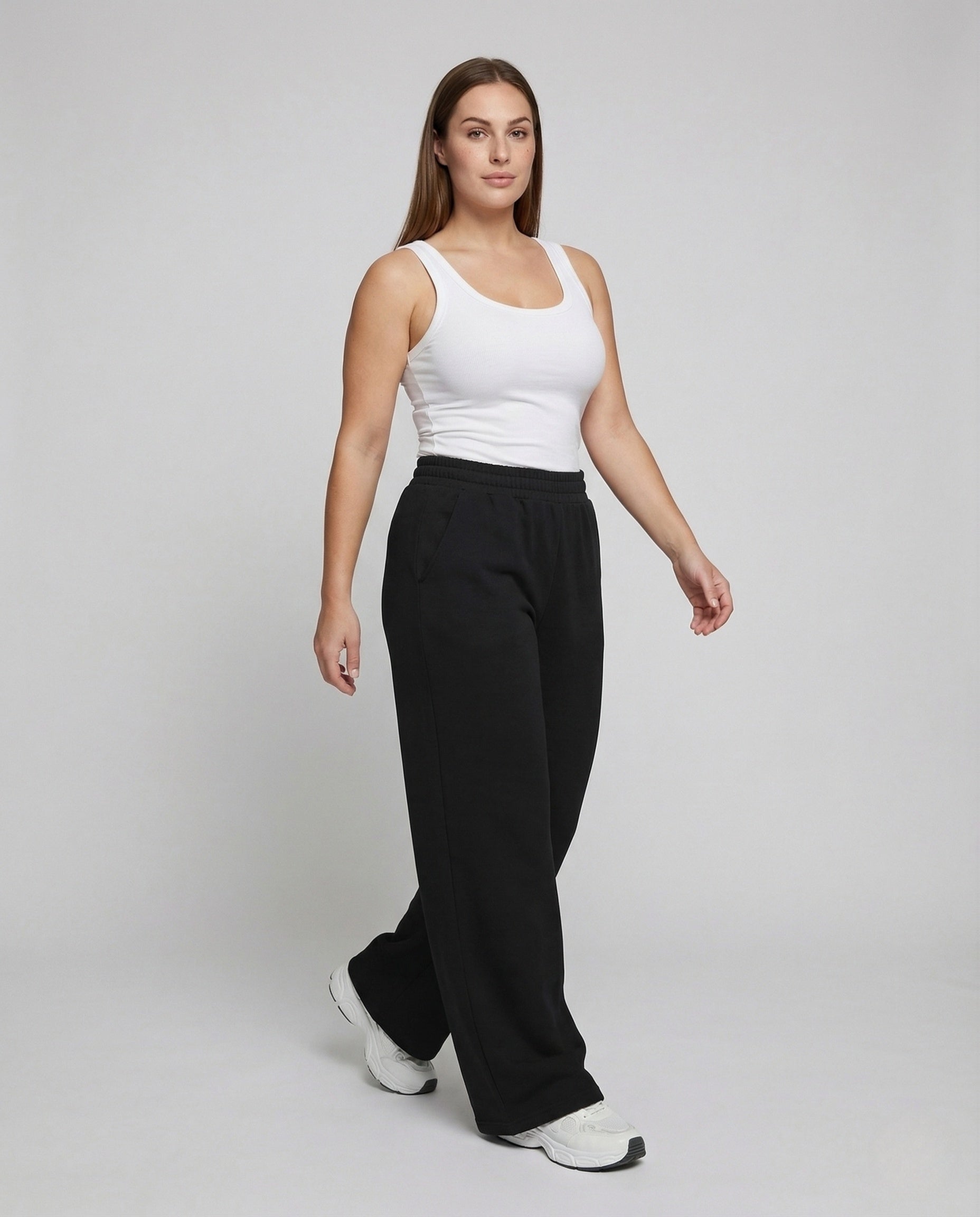 Damen High Waist Palazzo Hose Fließend - Norvielle