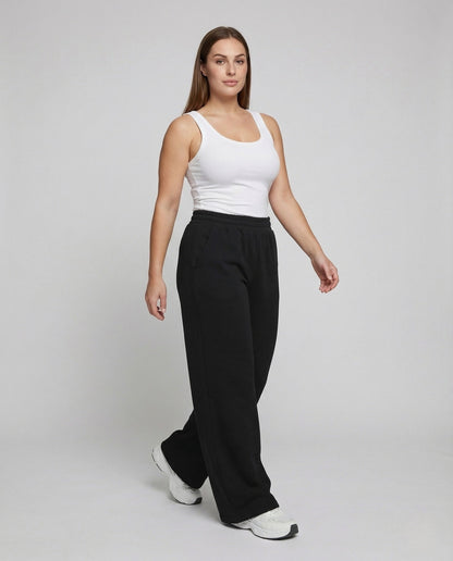 Damen High Waist Palazzo Hose Fließend - Norvielle