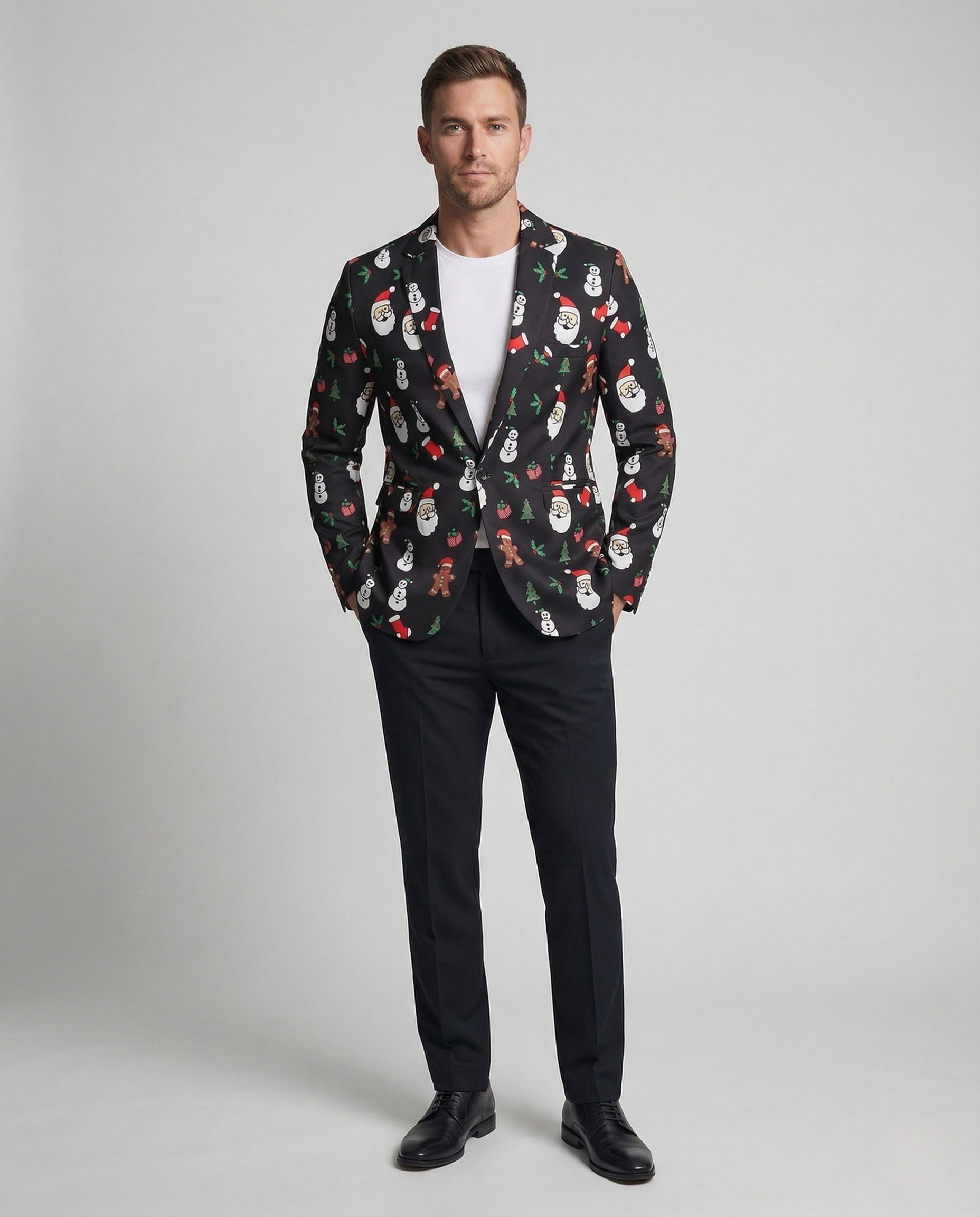Herren Weihnachtssakko Slim Fit - Norvielle