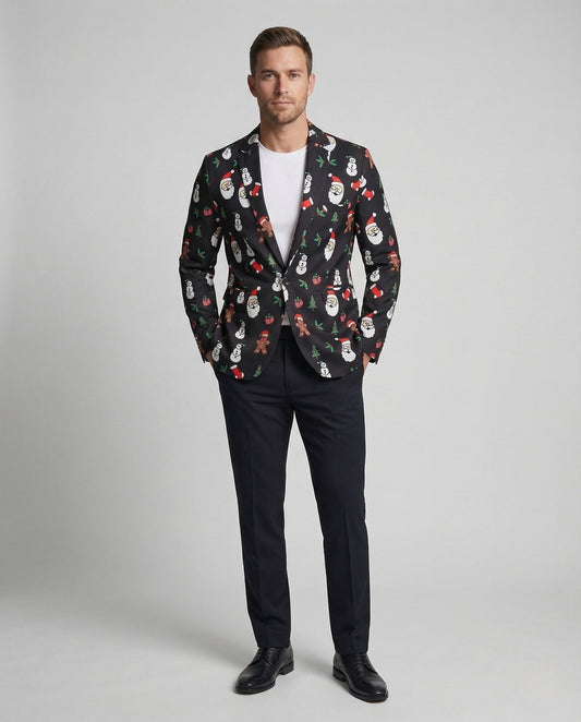 Herren Weihnachtssakko Slim Fit - Norvielle