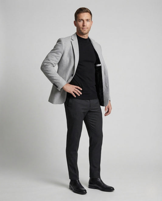 Herren Samt Blazer Thermofutter - Norvielle