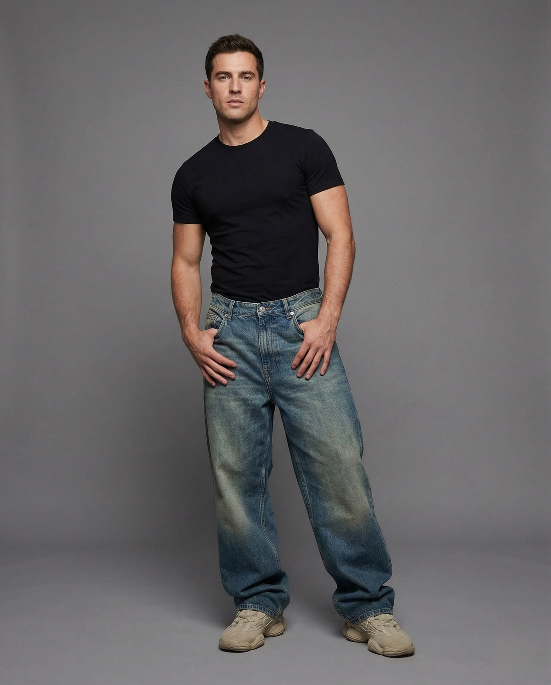 Unisex Baggy Jeans Used Look wird zu:
Unisex Baggy Jeans Used Look - Norvielle