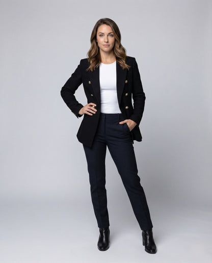 Damen Langblazer Zweireihig - Norvielle
